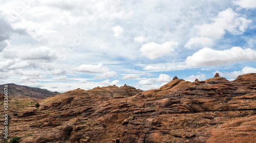 Baga Gazariin Chuluu, rock formations at the Gobi Desert, Mongolia