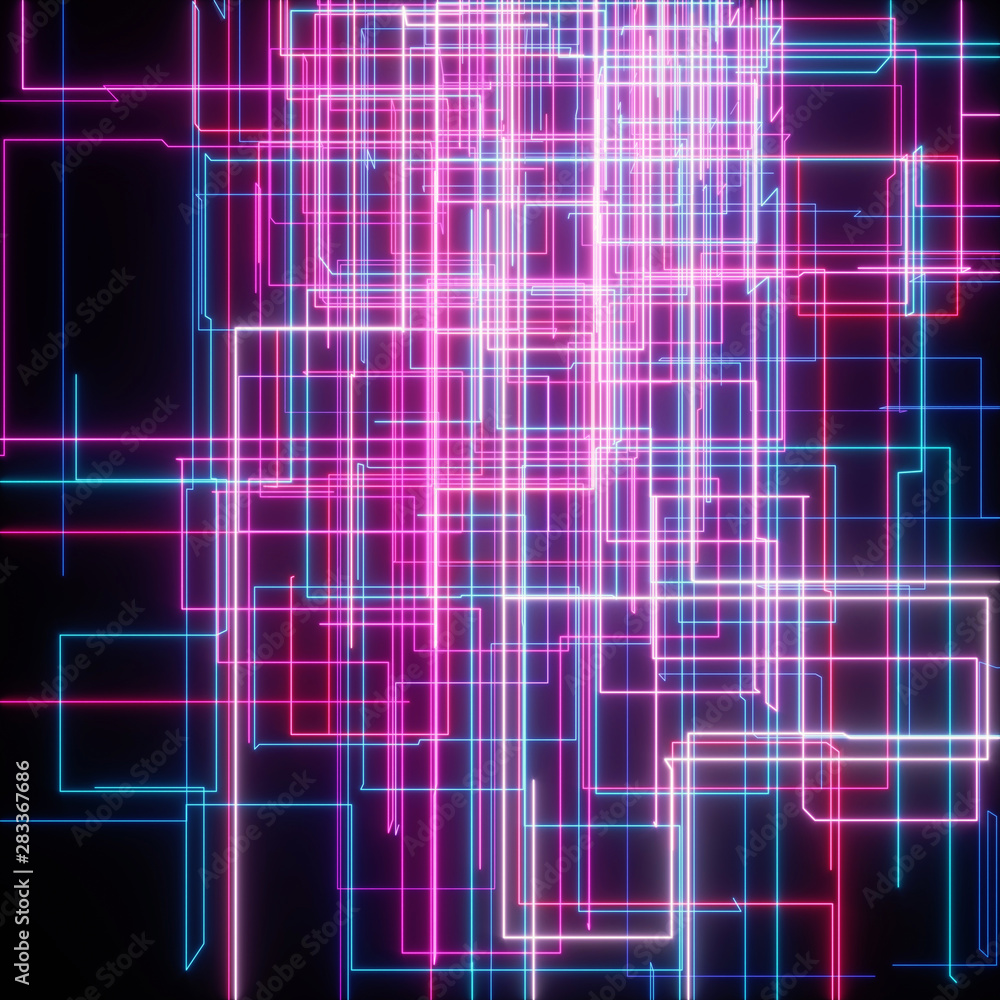 Network of stripe and light