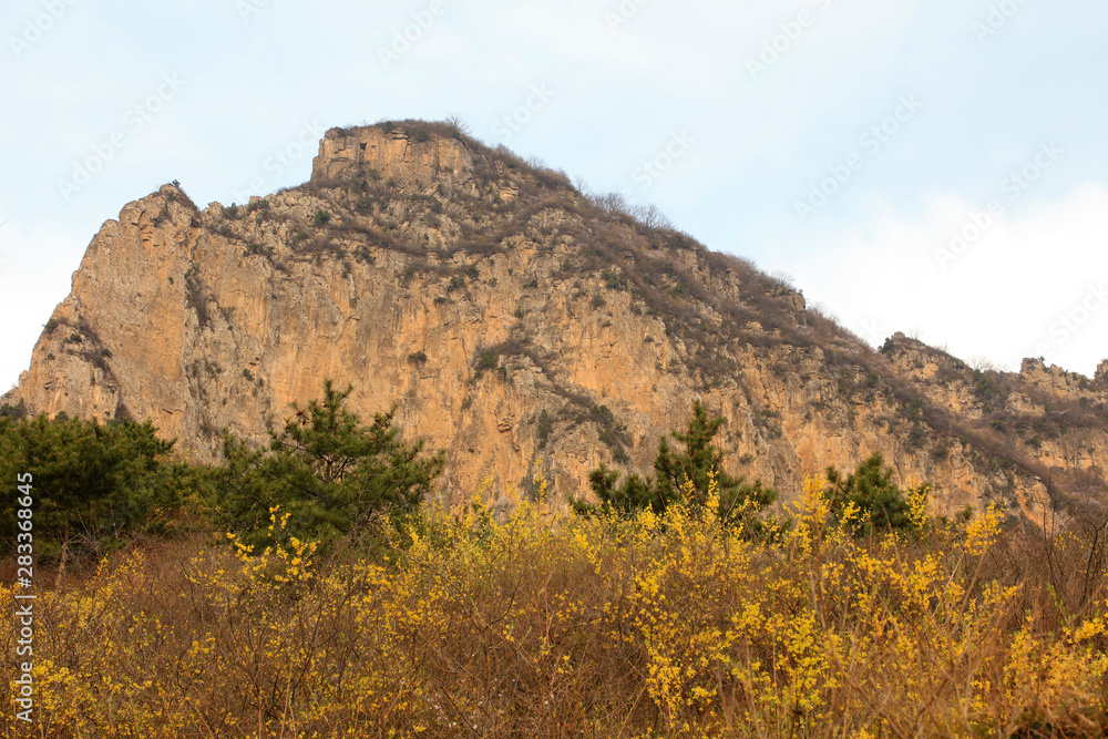 Natural scenery in mountain area Natural scenery in mountain area