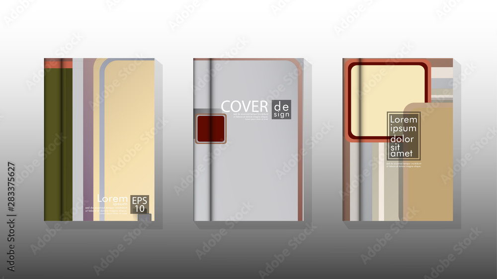 Vector collection of book cover backgrounds. eps 10 vector design illustrations Vector collection of book cover backgrounds. eps 10 vector design illustrations