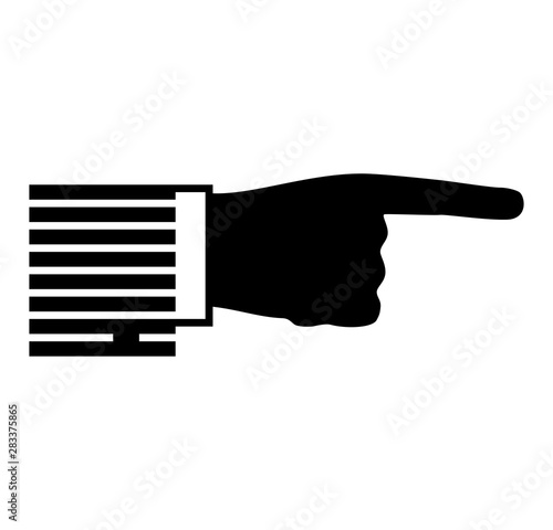 Simple executive hand icon ...