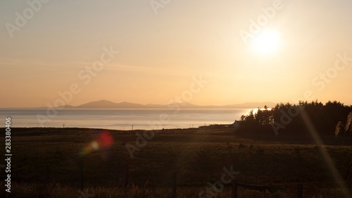 Wallpaper Mural Sunset over forest Torontodigital.ca