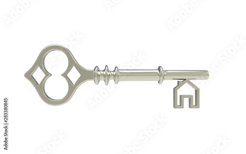 Key to a new house concept 3D illustration  © dandesign86