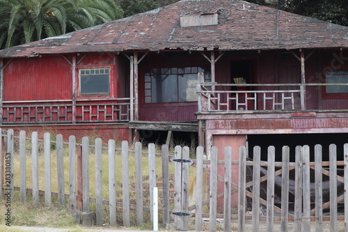 Dilapidated Red Roost house in La jolla August 10, 2019 photo