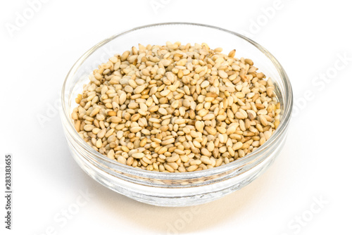 Toasted Sesame Seeds in an Ingredient Bowl