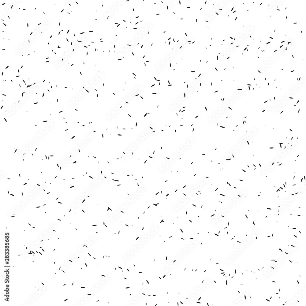 Seamless texture with randomly disposed spots. Geometric monochrome abstract pattern with points. Background black and white. Vector illustration.
