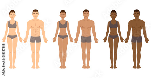 Men and women with diverse skin tones