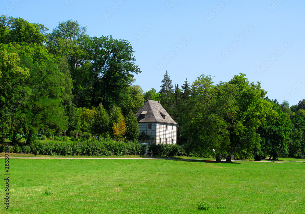 Weimar, Germany the historical original Garden house of Johann Wolfgang Goethe Weimar, Germany the historical original Garden house of Johann Wolfgang Goethe