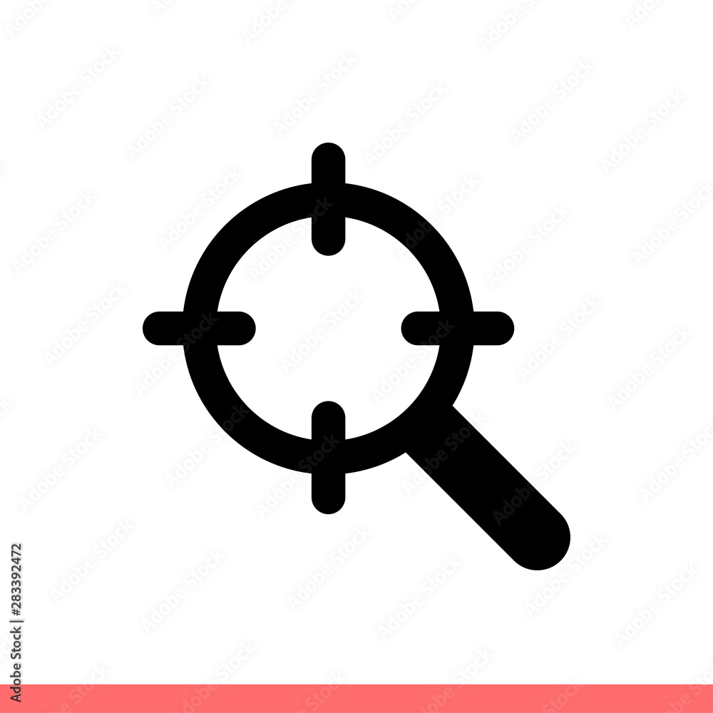 Seo target vector icon, business goal symbol Seo target vector icon, business goal symbol