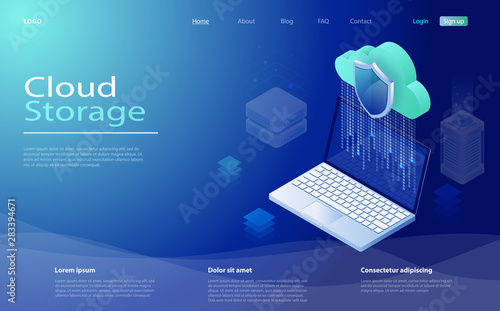 Cloud computing technology users network. Cloud computing service, storage network servers. Digital service or app with data transfering.