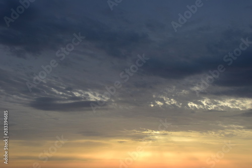 Fototapeta Naklejka Na Ścianę i Meble -  Wolkenstimmung am Meer