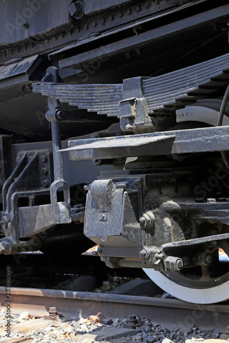 Steam locomotive bow plate parts