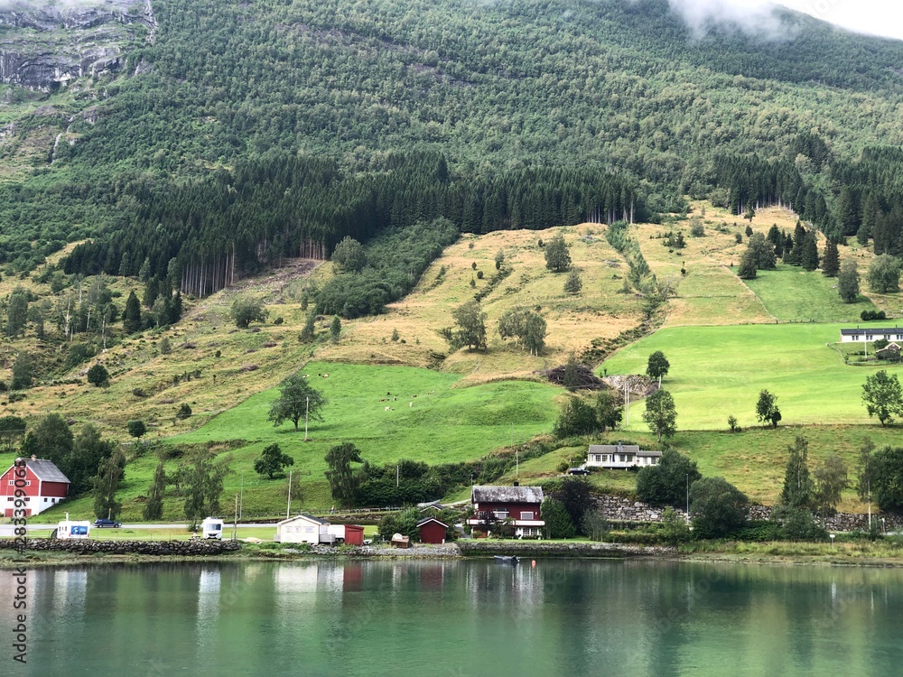 Fototapeta premium Landscape in Norway.