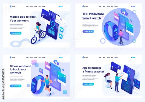 Set isometric landing pages, Mobile Apps to track workouts, running, Cycling for athletes. For website and mobile apps development