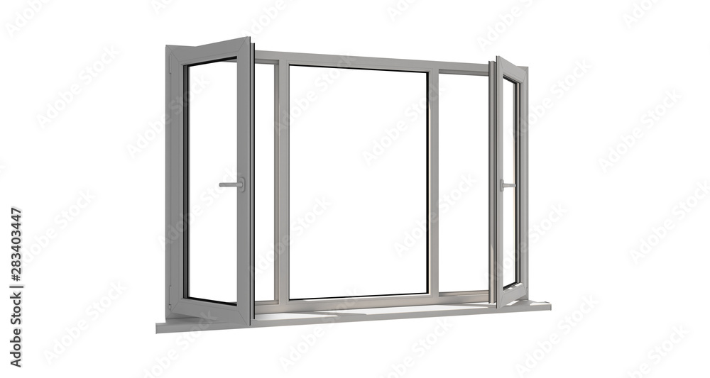 Window. Isolated window. Aluminum window. White window. Pvc window Window. Isolated window. Aluminum window. White window. Pvc window