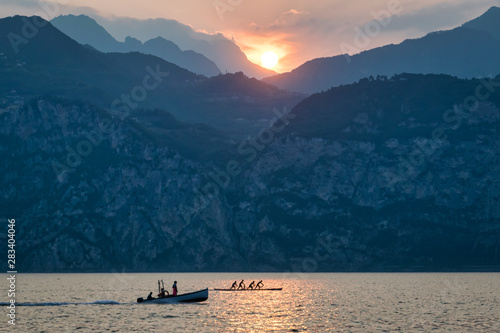 Boats on Lake Garda