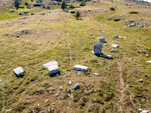 The Kupres Polje (Kupreško polje) within Dinaric karst of western Bosnia and Herzegovina. photo