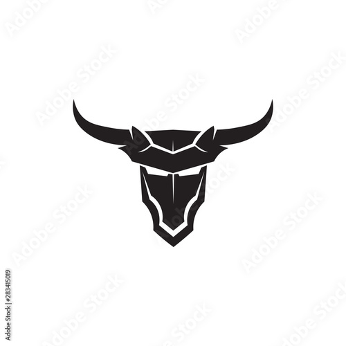 Bull horn logo and symbols template icons app