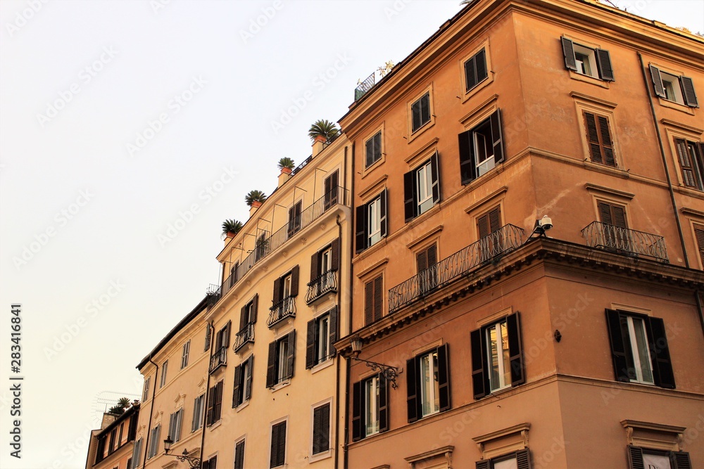 old buildings in roma