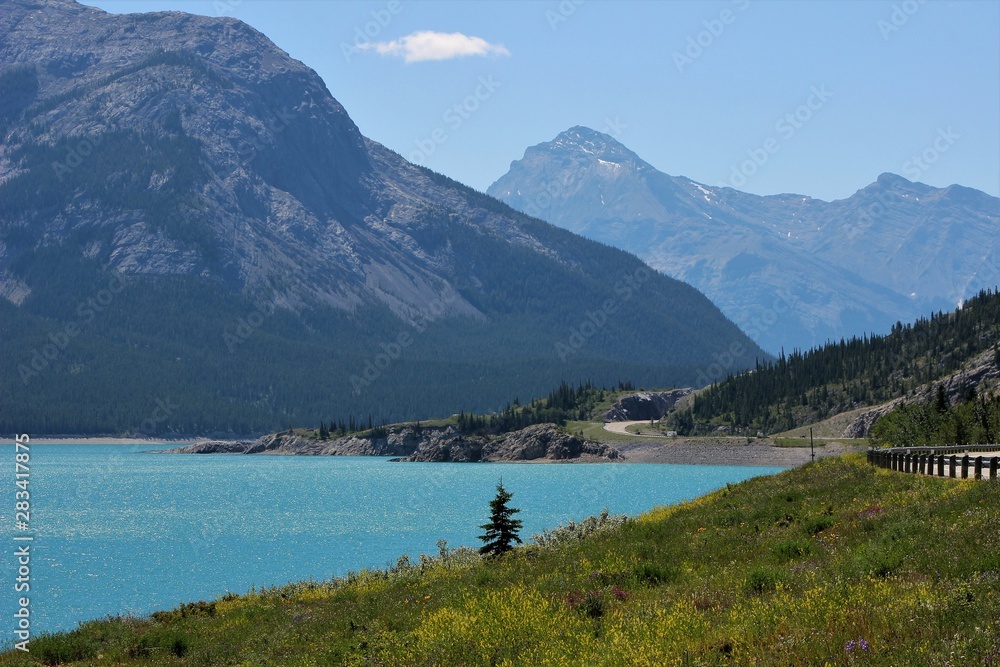 lake in the mountains