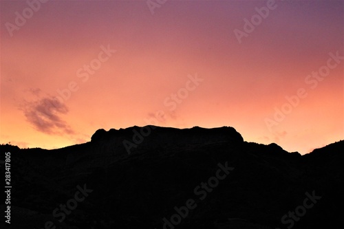 wind river sunset