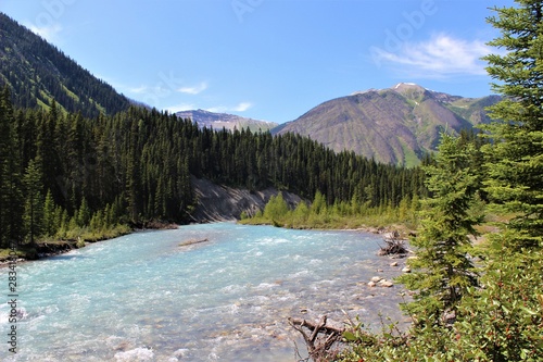 river through the mountains
