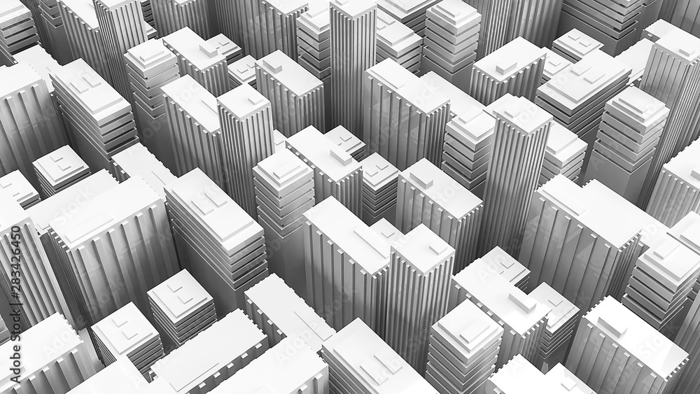 3d rendering buildings for construction concept. 3d rendering buildings for construction concept.