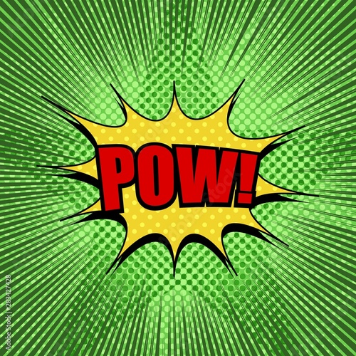 Comic explosive background