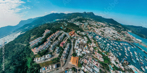 Photography Panorama aerial view of Sai Kung, Hong Kong