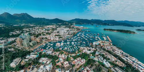 Photography Panorama aerial view of Sai Kung, Hong Kong