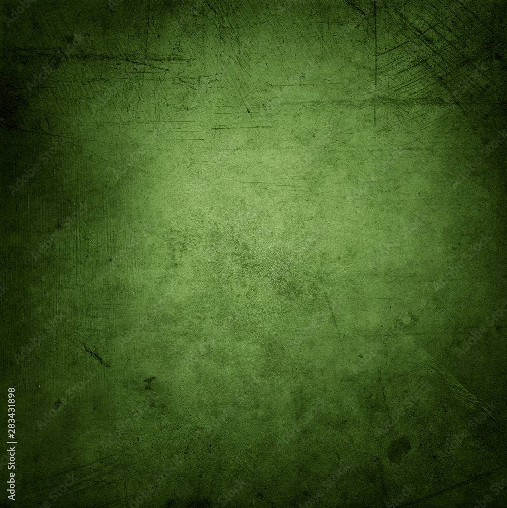 Green concrete wall