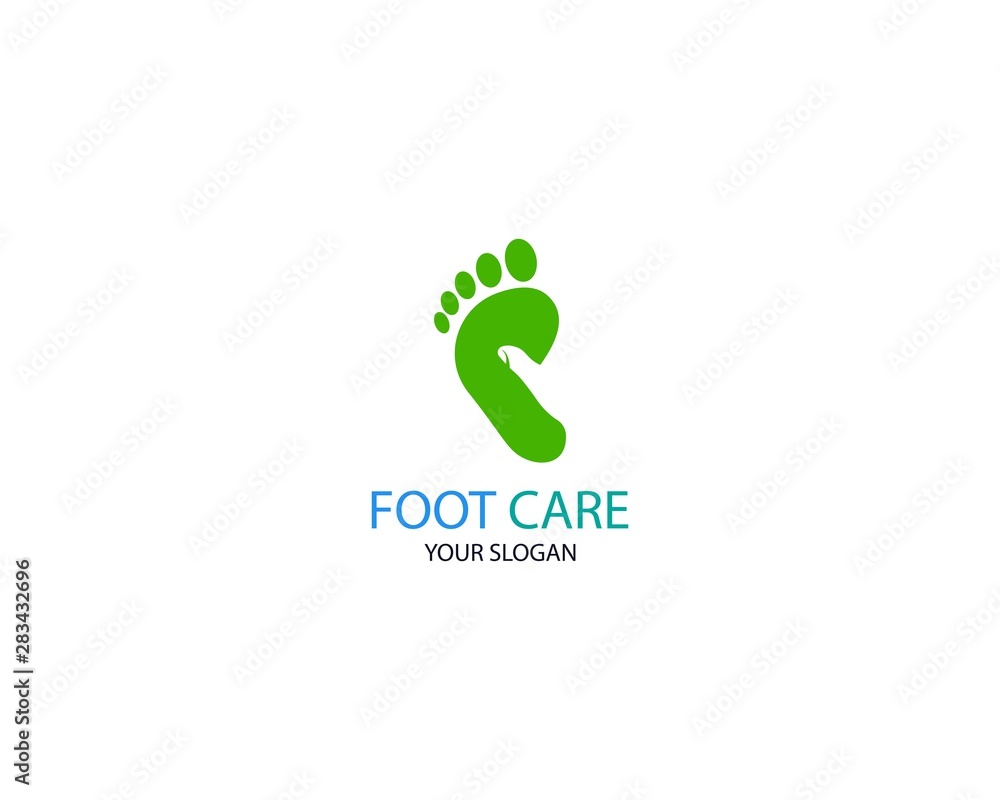 Foot care icon illustration Logo vector Template Foot care icon illustration Logo vector Template
