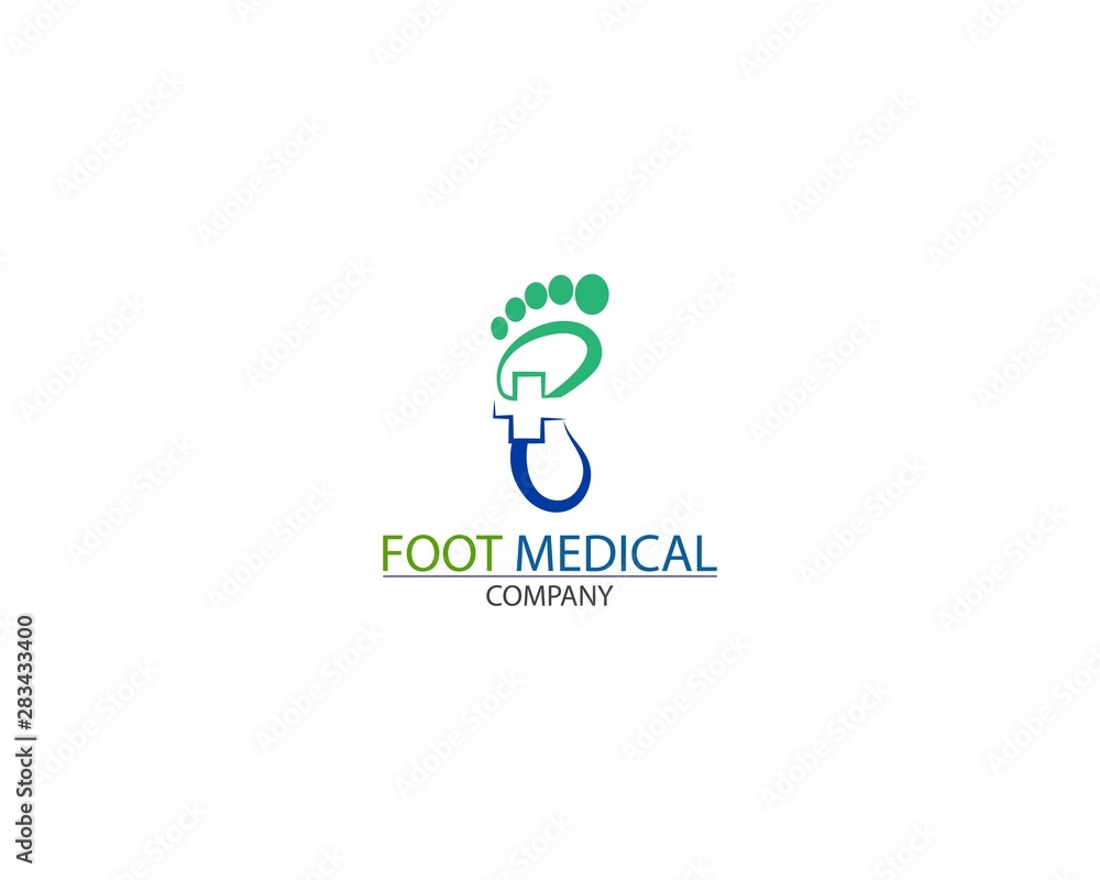 Foot Health medical Logo Template Design Vector creative Foot Health medical Logo Template Design Vector creative