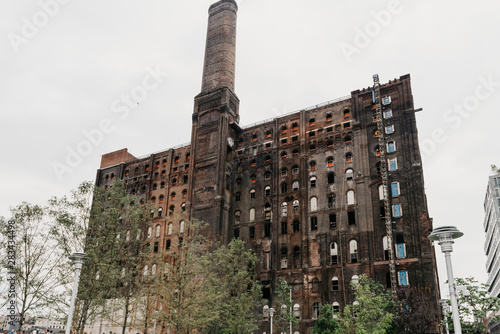 Domino Park in Brooklyn, Williamsburg, Old sugar factory, photo