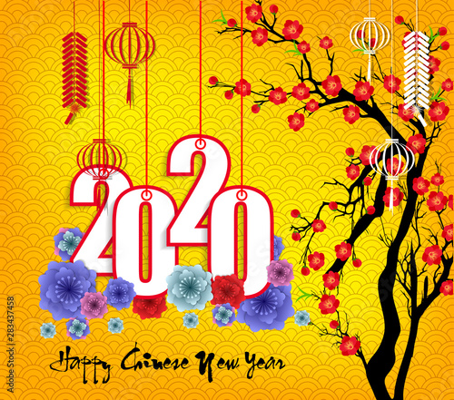 Happy New Chinese Year 2020 year of the Rat year of the mouse