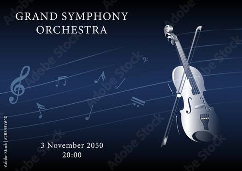 Classical music poster