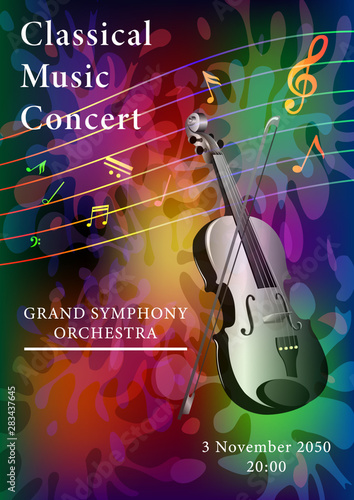 Classical music poster