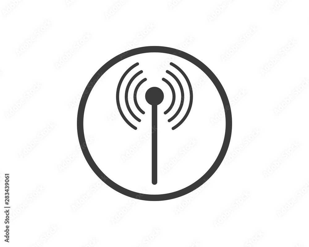 tower signal logo icon vector illustration tower signal logo icon vector illustration