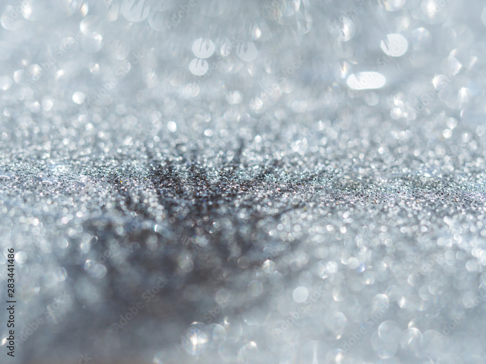 Fototapeta premium silver glitter abstract background