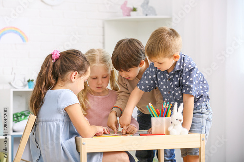 Cute little children playin...