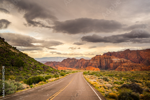 Road Through Snow Canyon State Park