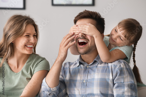 Happy family playtime with ...