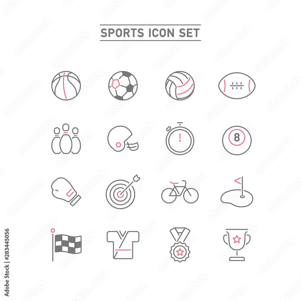 SPORTS ICON SET SPORTS ICON SET
