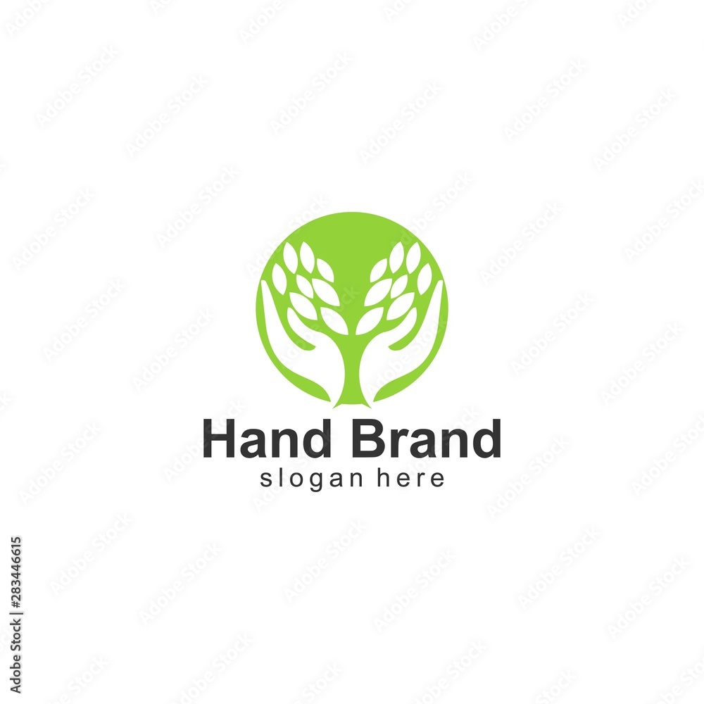 HAND LOGO TEMPLATE DESIGN VECTOR HAND LOGO TEMPLATE DESIGN VECTOR