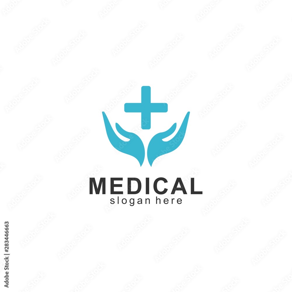 Obraz premium MEDICAL LOGO TEMPLATE, DESIGN VECTOR, ILLUSTRATION