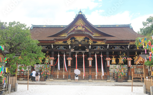 京都の夏の神社参拝