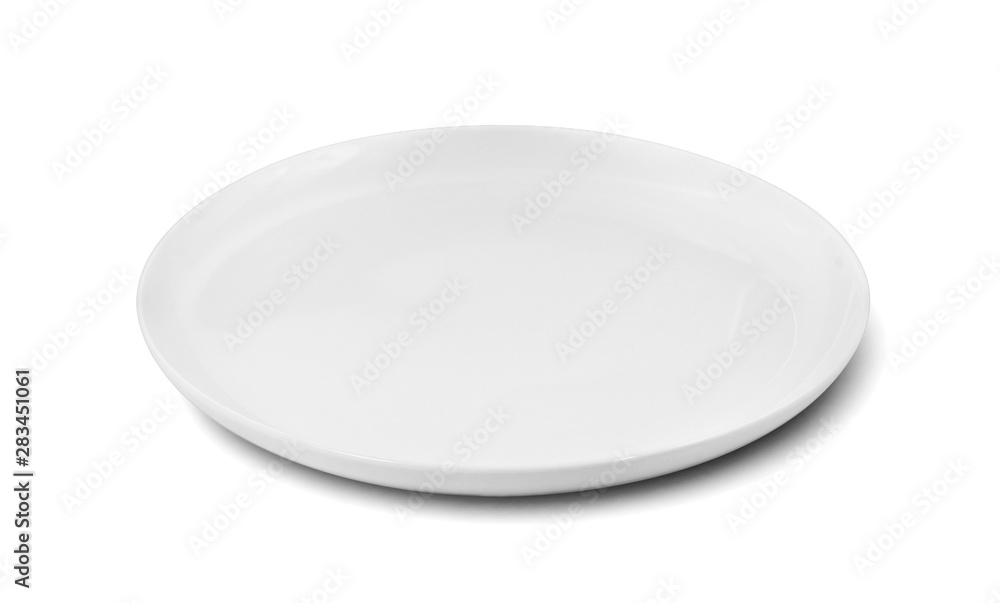 plate isolated on white background plate isolated on white background