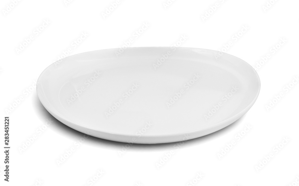 plate isolated on white background plate isolated on white background