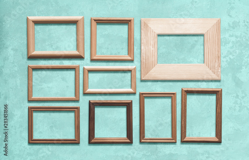 frames on wall