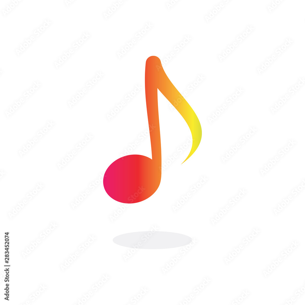 note music vector illustration note music vector illustration